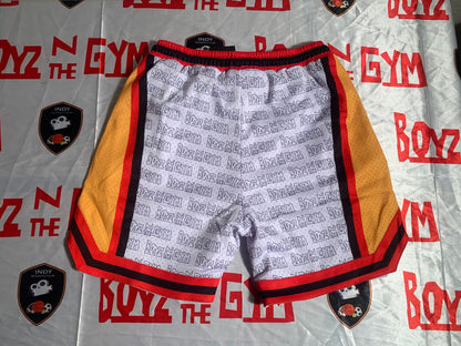 Boyz N The Gym Shorts (White)